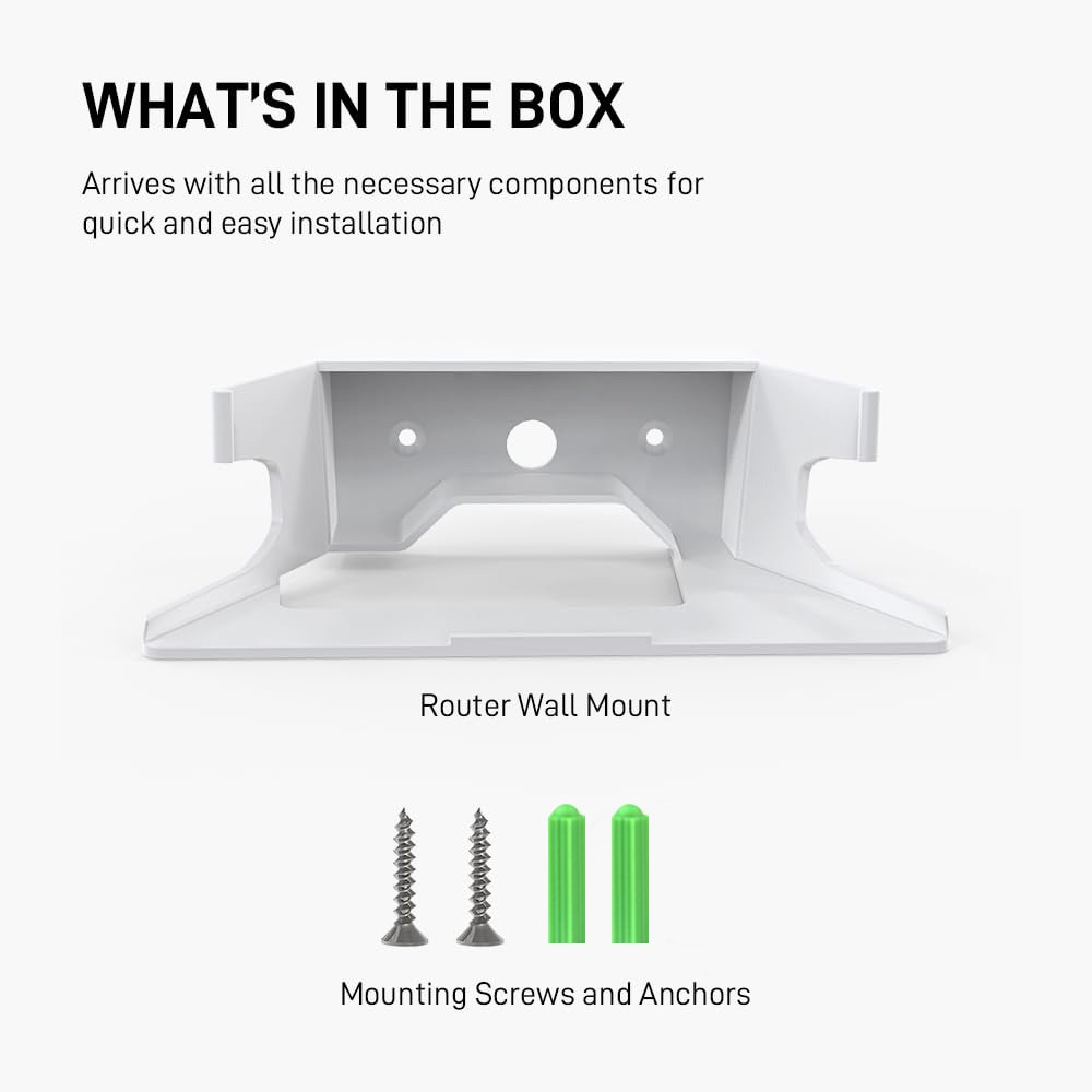 StarLink Mount for Wall Router Protection Brackets Holder for Star Link Mesh Router V2 Signal Integrity Space Saving Starlink